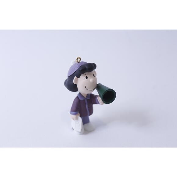 Peanuts, Hallmark, Lucy With Megaphone, 2004 Ornament, Christmas, Vintage, Holid - Picture 1 of 3